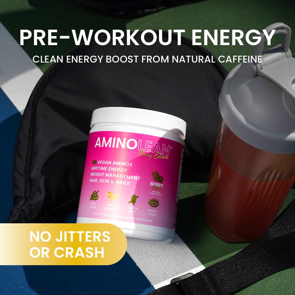 Berry Elixir dissolved in water to visualize refreshing energy.
