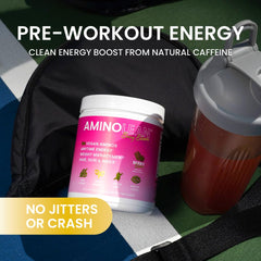 Berry Elixir dissolved in water to visualize refreshing energy.