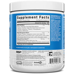 RSP Nutrition AminoLean bottle with scoop highlights vegan BCAAs and EAAs for workouts