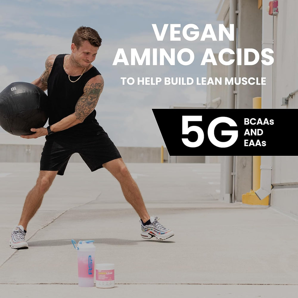 RSP NUTRITION AminoLean Cherry Lime flavor enhances hydration with zero sugar.