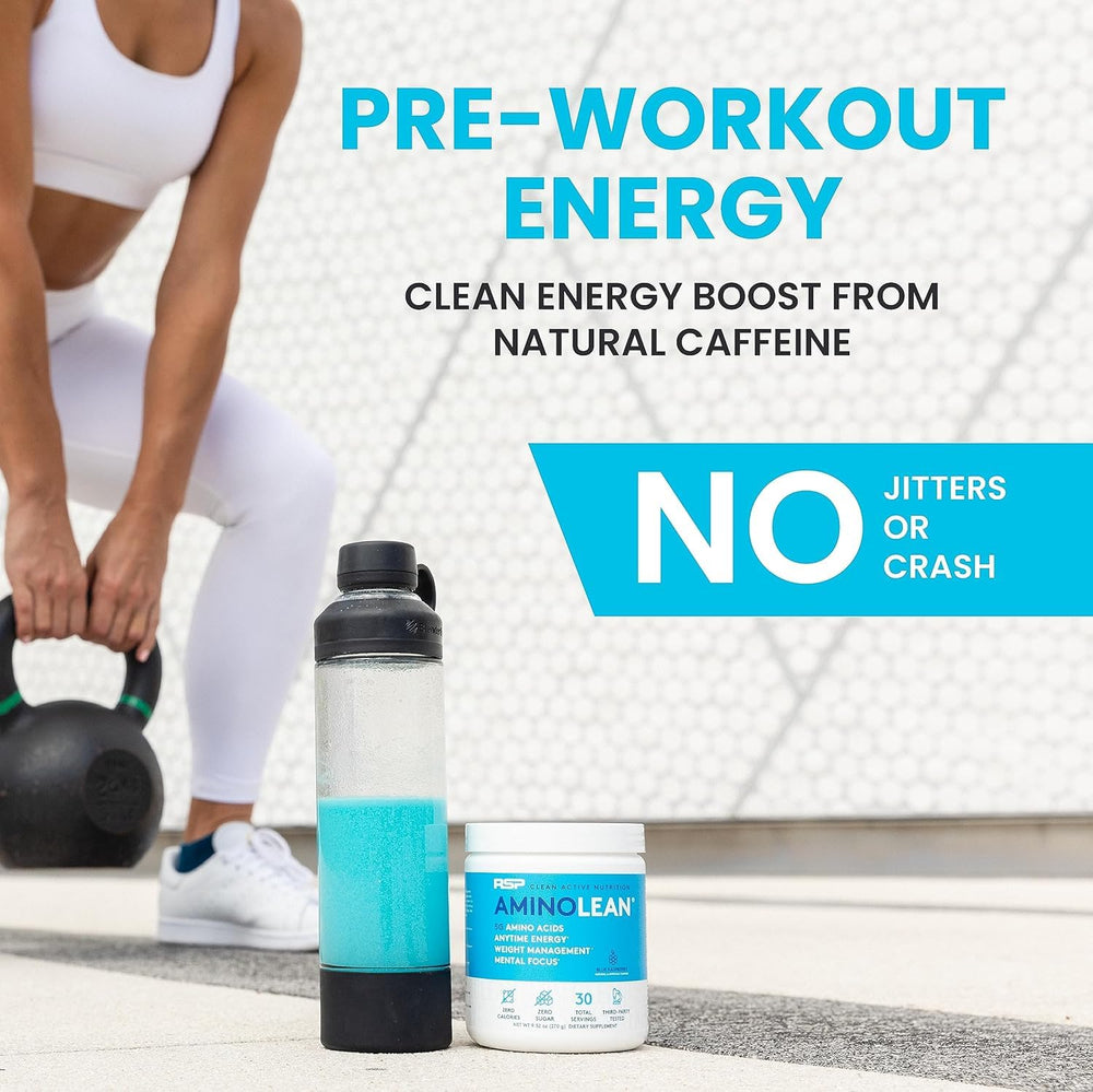 RSP NUTRITION AminoLean CLA and L-Carnitine support weight‑management alongside training.