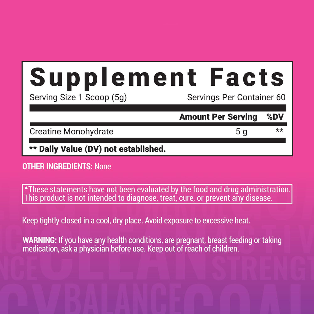 Plain packaging emphasizes clean ingredients and third-party tested quality.