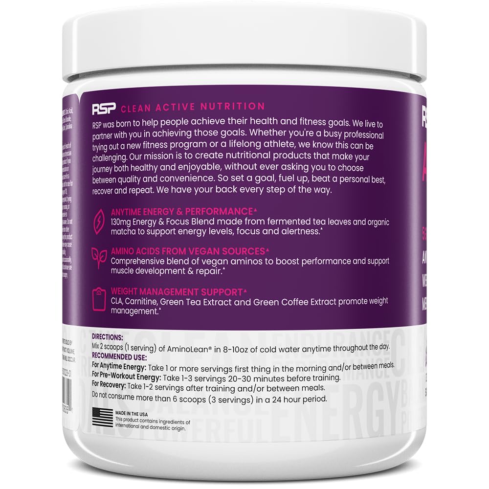 AminoLean serving scoop with measurement lines for portion control