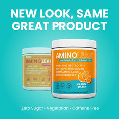 Pouring AminoLean Orange Splash into a glass for refreshing hydration.