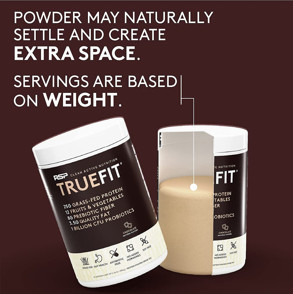 TrueFit keto-friendly and gluten-free attributes on packaging