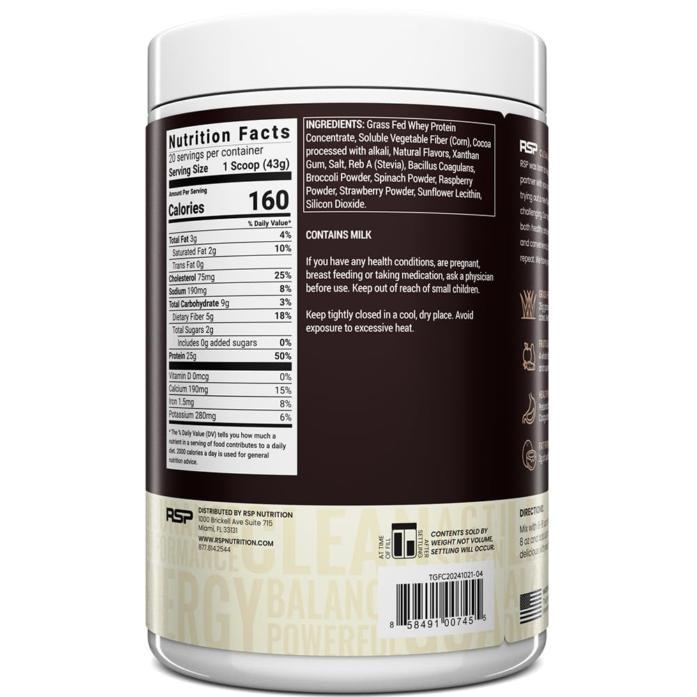 Post-workout TrueFit recovery shake with probiotics and organic superfoods