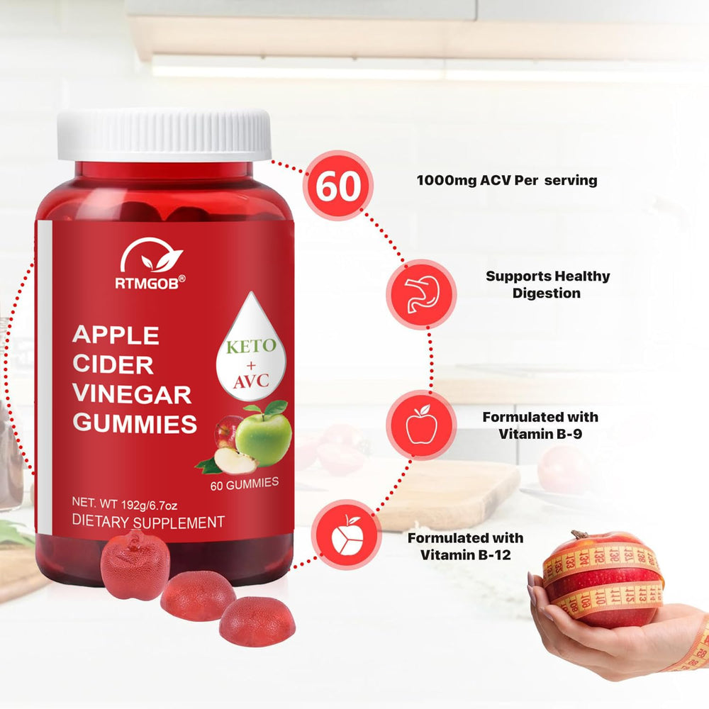 RTMGOB soft chewy gummies with apple flavor offer a tasty daily treat.