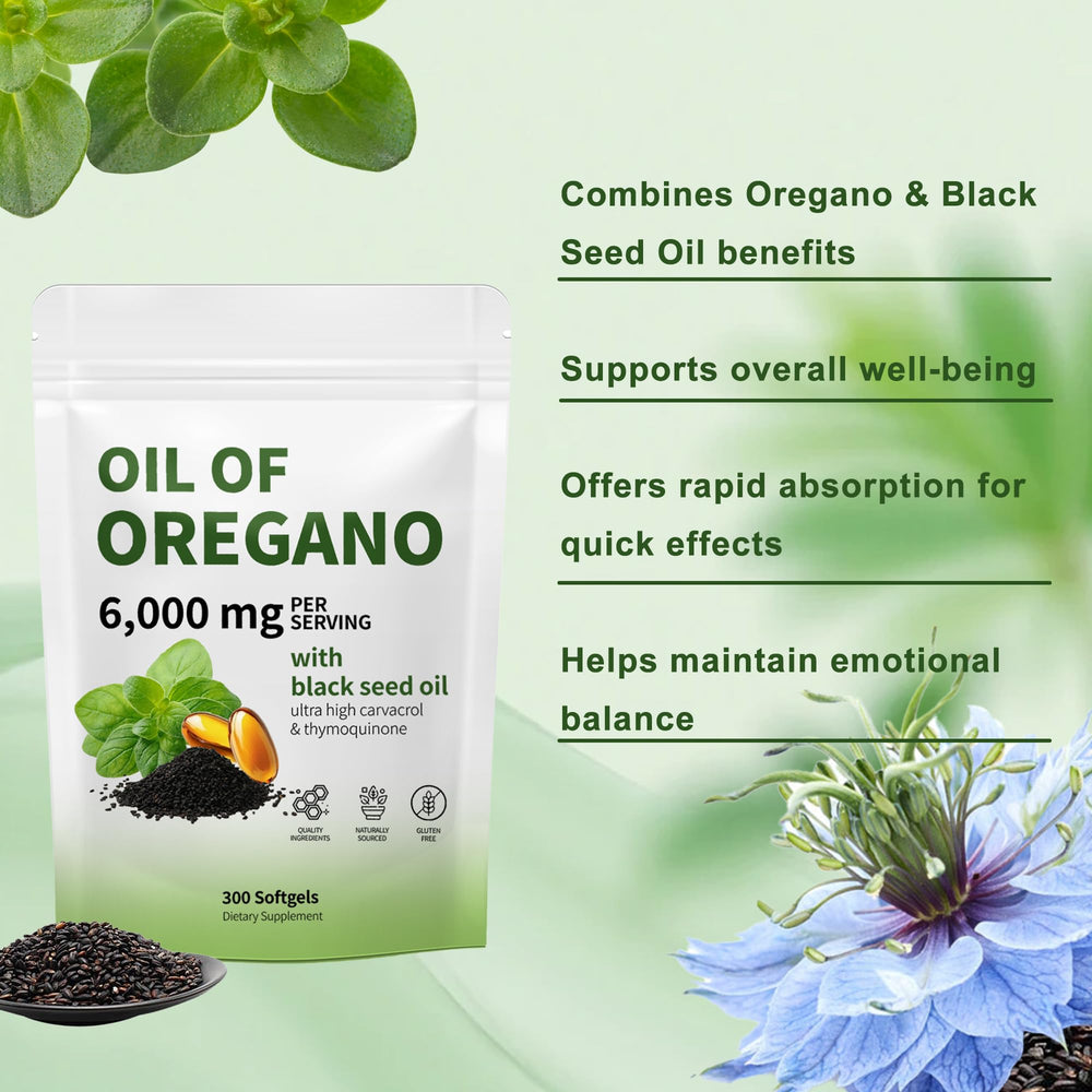 RTQSU capsules rich in carvacrol and thymoquinone for daily wellness.