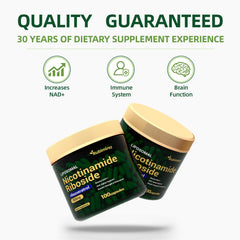 Rubimirez NAD+ capsules close-up with liposomal coating indicating enhanced absorption