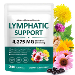 Ruduwu lymphatic drainage softgels front view for daily energy support