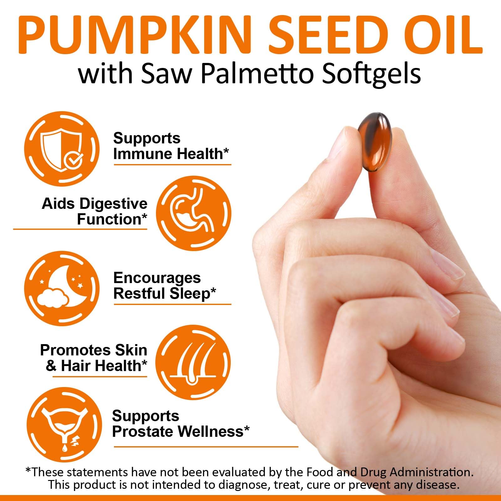 Ruduwu pumpkin seed oil capsules pour facilitates consistent dosing.