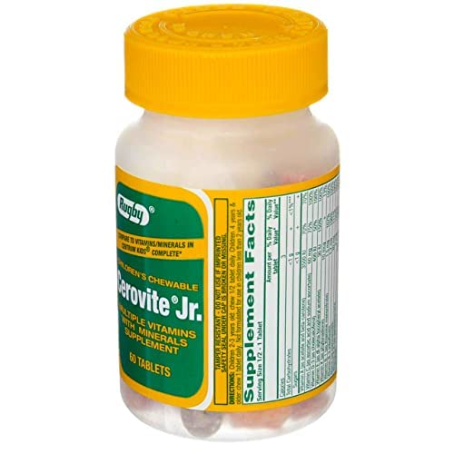 Rugby Cerovite Jr. daily routine scene highlighting convenient chewable vitamin routine.