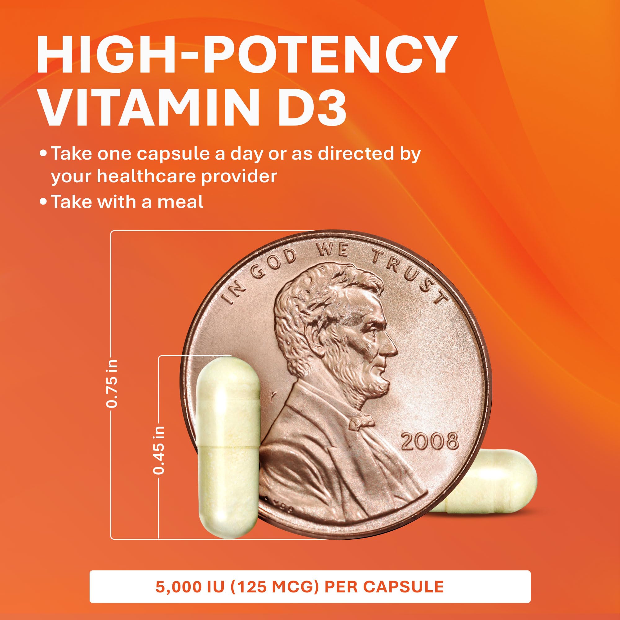 Rugby Laboratories Vitamin D3 label closeup with allergen-free indication.