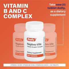 Rugby Nephro-Vite tablets pour showing easy dosing.