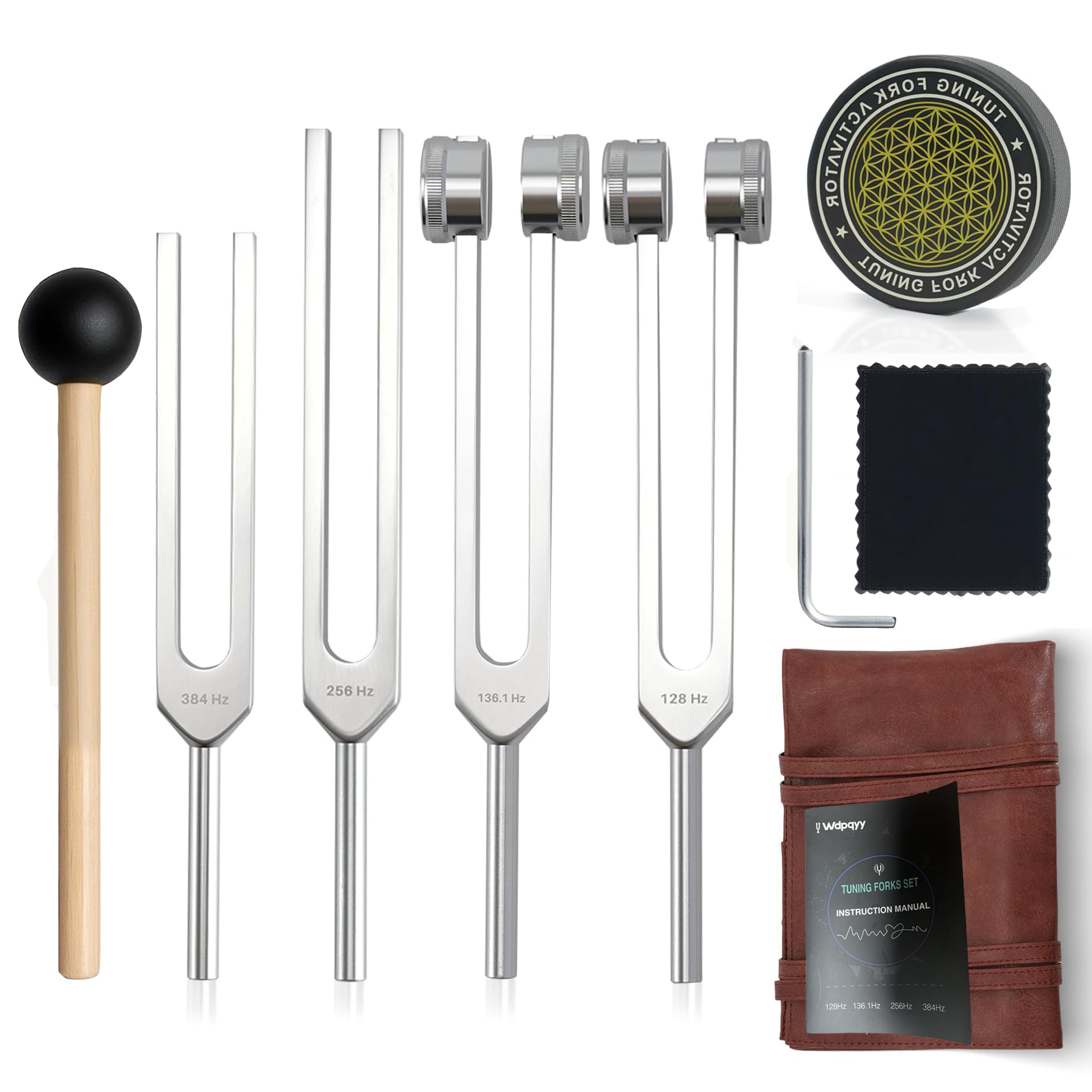 RUIYIZIXIN tuning forks 128Hz for stress relief and calm focus
