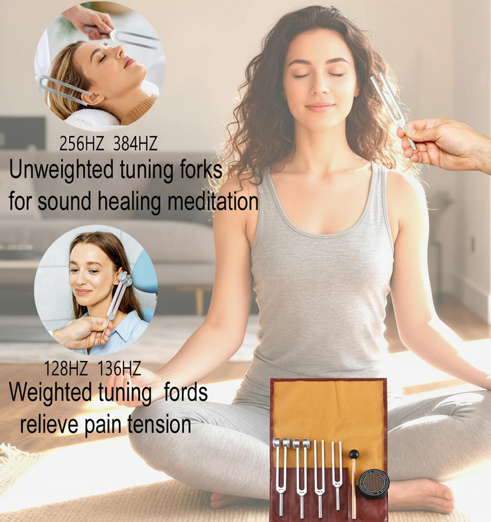 RUIYIZIXIN tuning forks 136Hz for balance and meditation