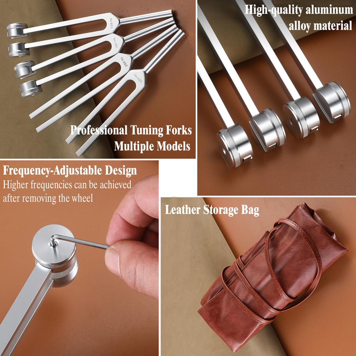 RUIYIZIXIN tuning forks 256Hz for mental clarity
