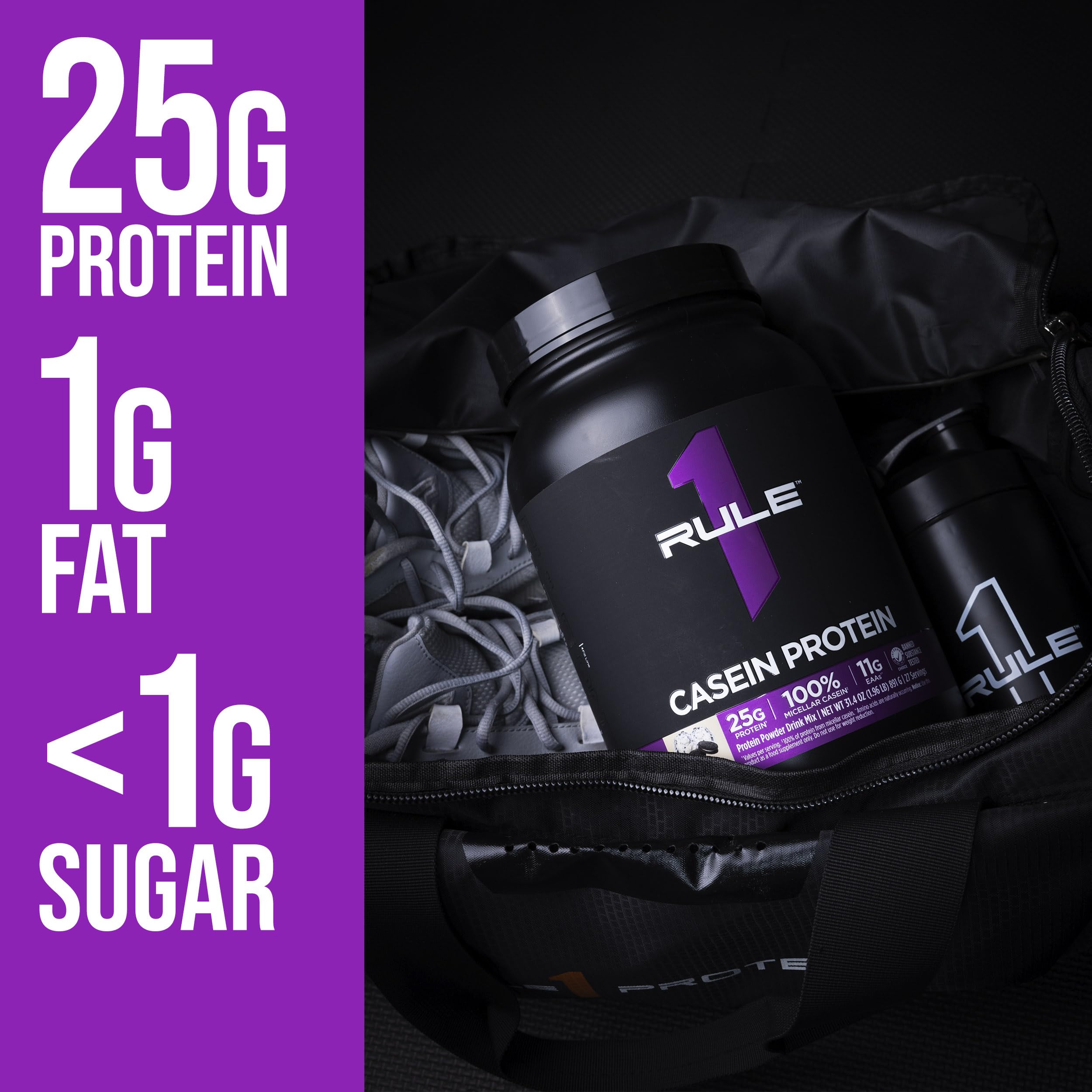 GMP-certified Rule 1 Casein facility badge emphasizing quality and safety