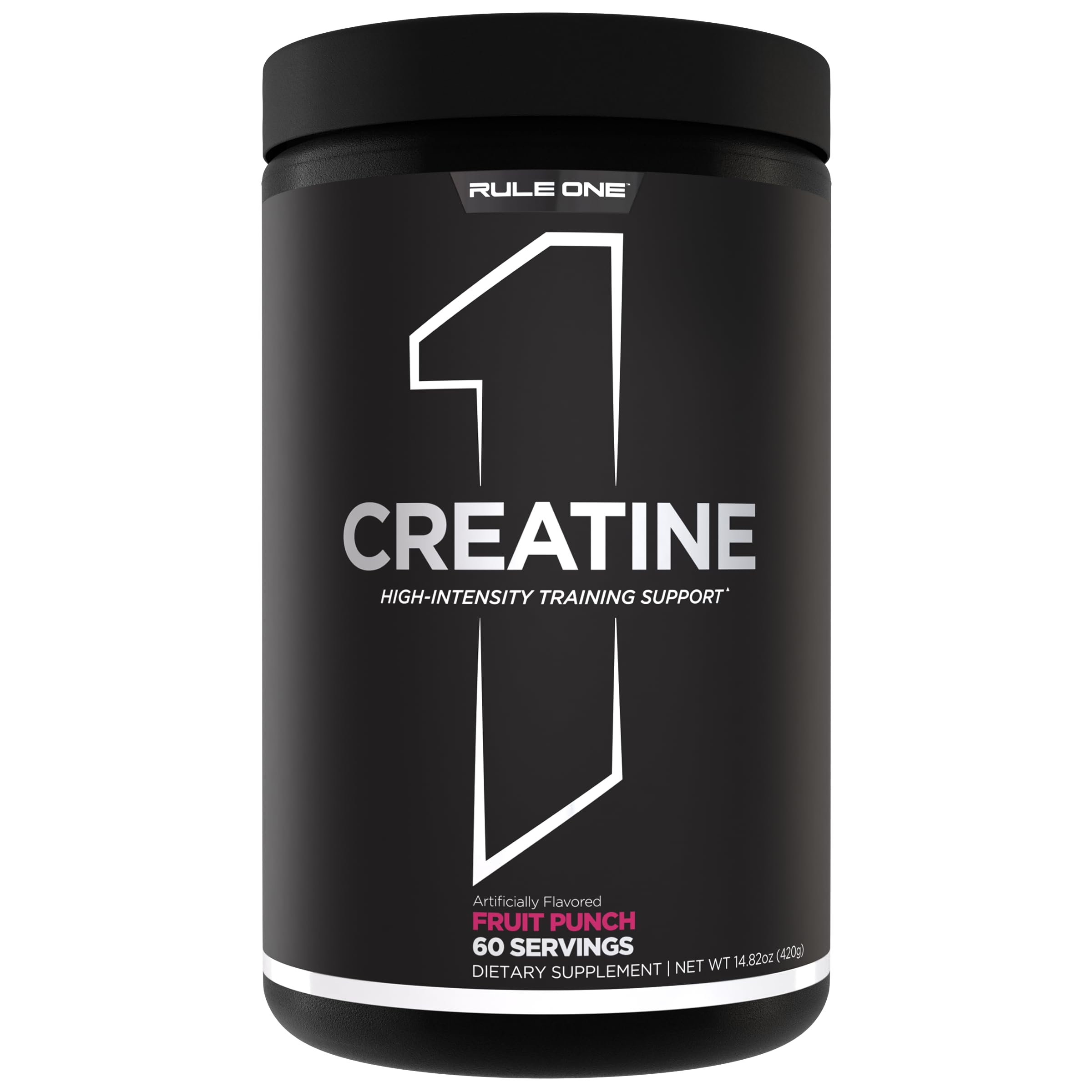 Rule 1 Creatine Powder bottle prepared for high-intensity training.