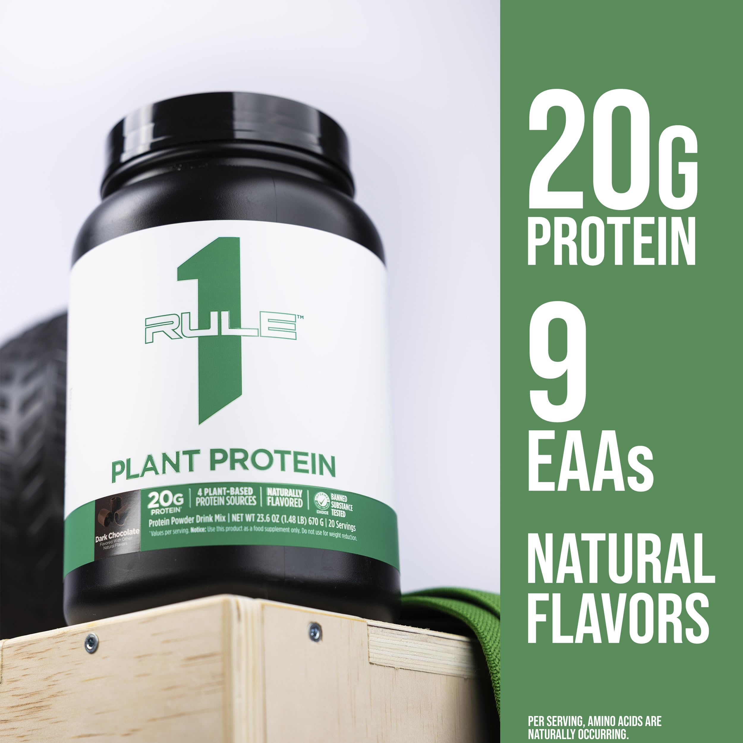 Rule 1 Plant Protein ingredients sources include pea, sunflower, pumpkin, watermelon