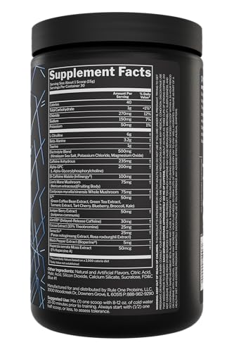 Rule 1 preLIFT scoop beside tub ready for a measured serving to energize training.