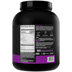 Rule 1 Proteins Casein powder texture close-up showing creamy consistency for slow release