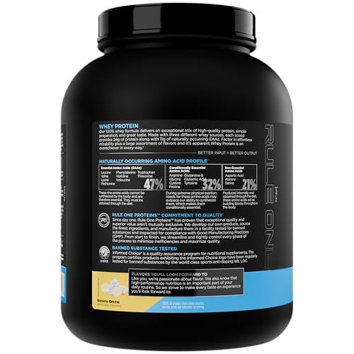 Rule 1 Proteins EAAs and BCAAs support balanced amino acid intake