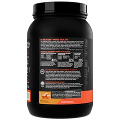 R1 Whey Isolate being poured into a glass for a fast recovery shake.