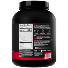 Prepared Rule 1 Clean Gainer shake in glass highlighting creamy vanilla texture
