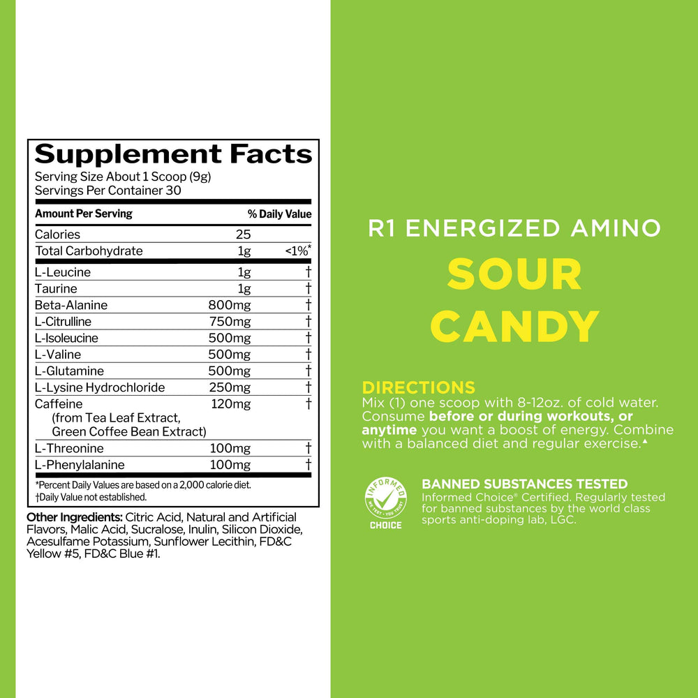 Rule 1 Energized Amino production in GMP certified facilities