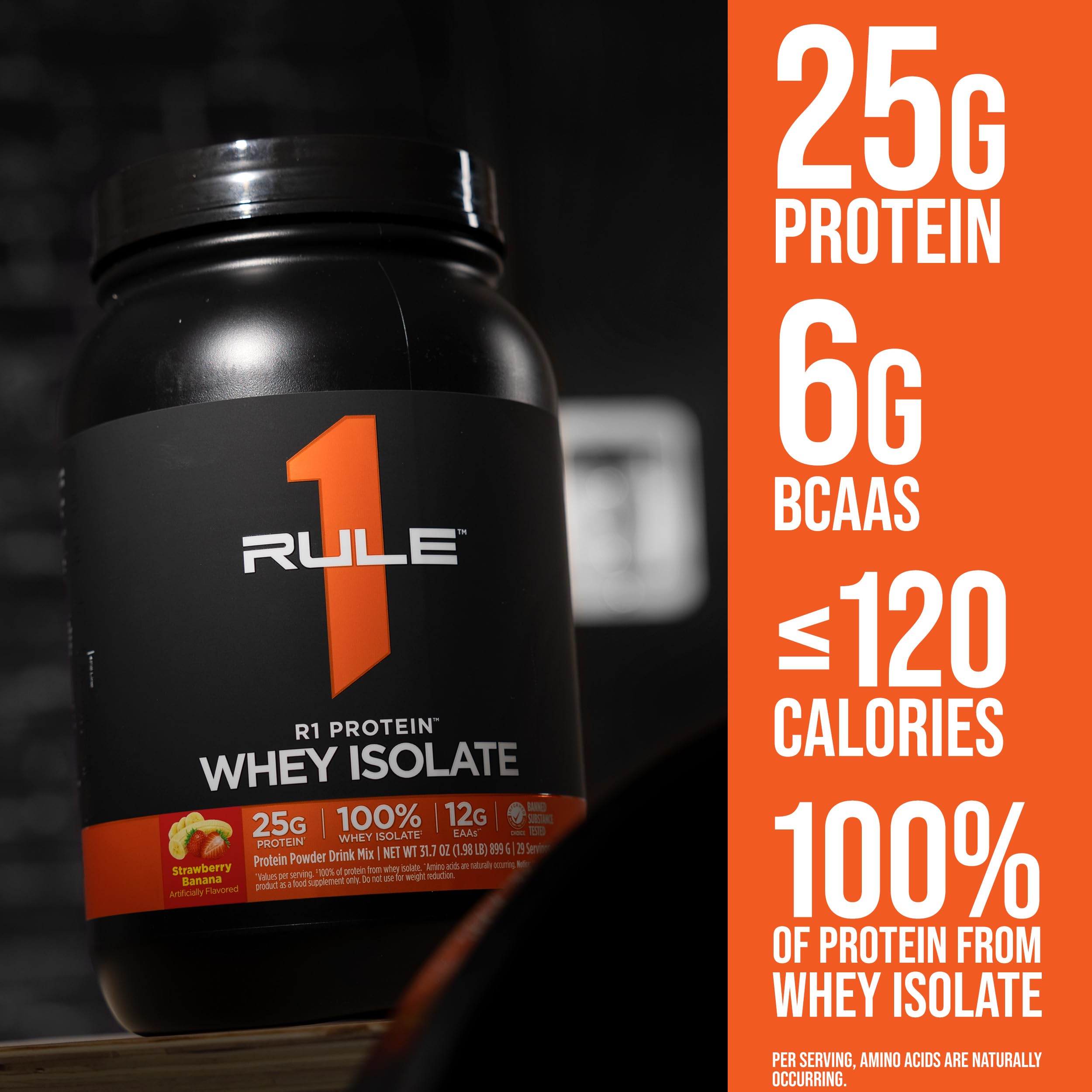 Rule 1 Proteins R1 Whey Isolate ingredients and clean macro profile