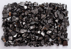 RUMINERAL Karelia-origin shungite crystals with high carbon content.