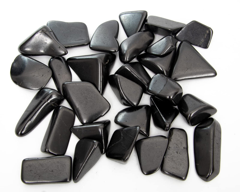 RUMINERAL shungite massage stone for calming touch.