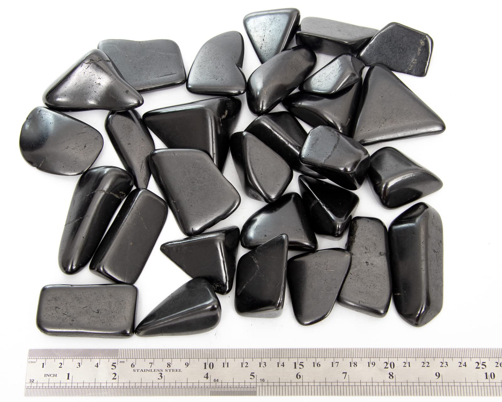 RUMINERAL shungite meditation stone for focused breathing.