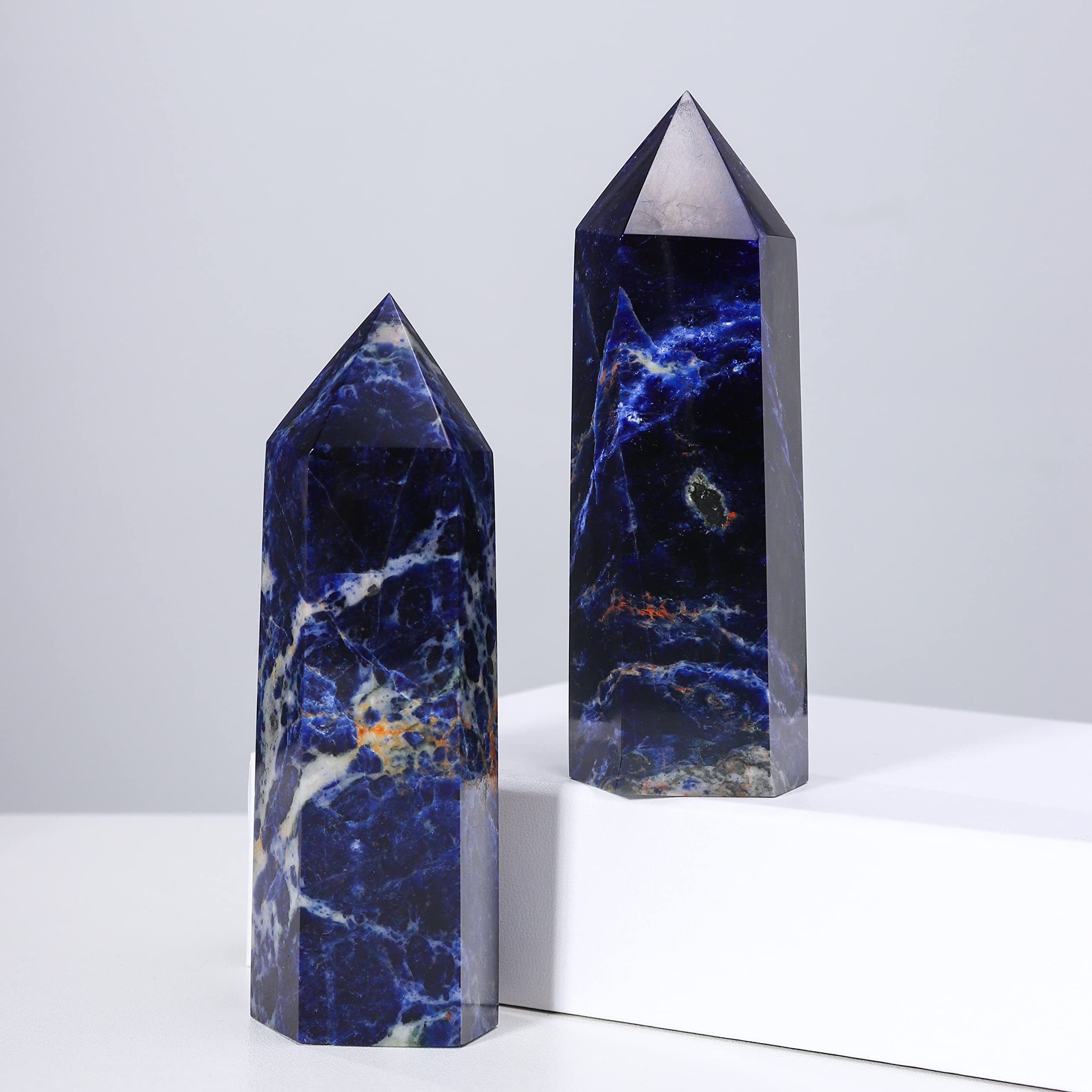 Runyangshi crystal wand handheld size fits palm for mindful breathing