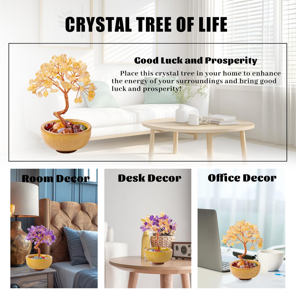 Runyangshi gift-ready crystal tree packaging makes a thoughtful present for birthdays.
