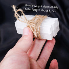 Runyangshi selenite sticks in gift box ready for mindful gifting