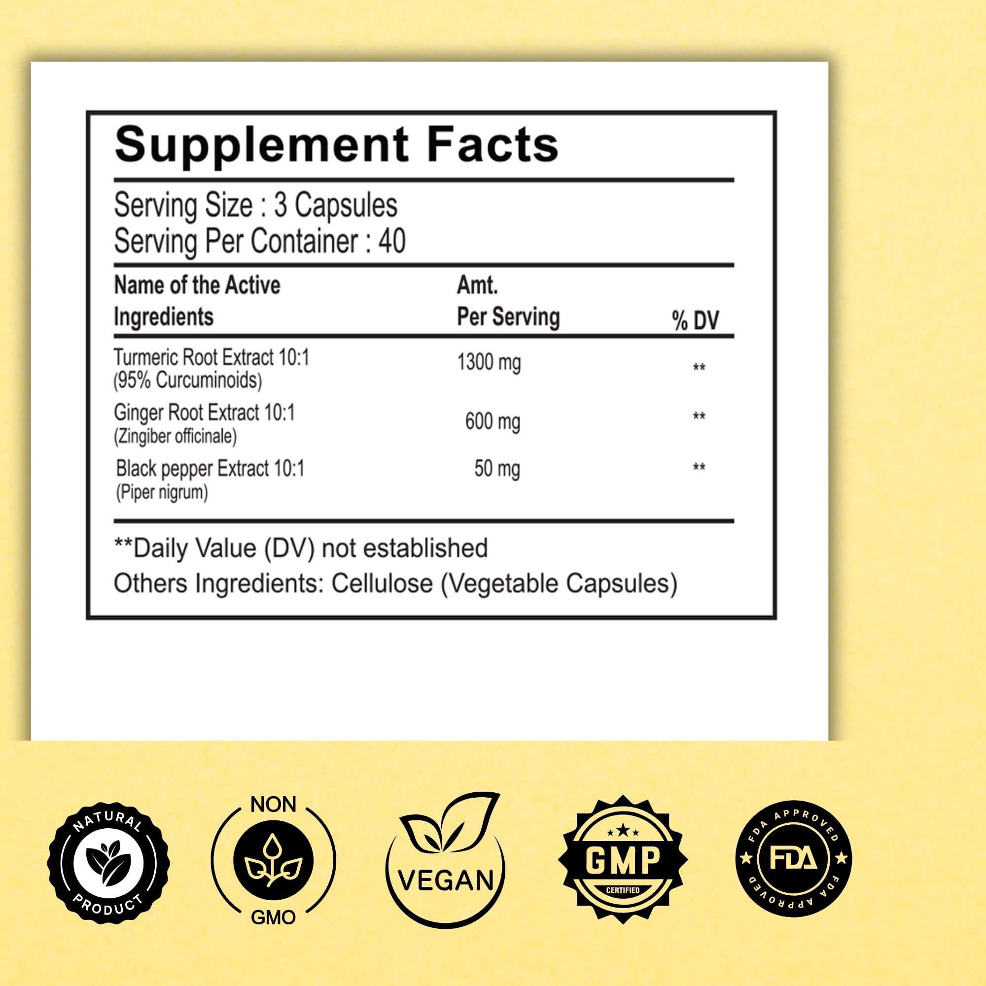 Rural Dotz ginger-curcuminoid capsules showing synergy for daily support.