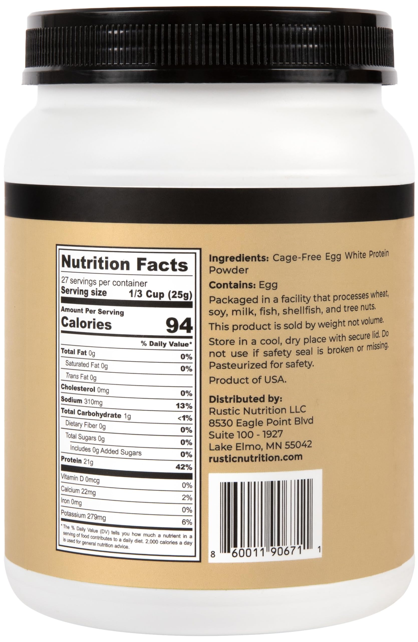 Rustic Nutrition egg white protein in pancake batter for fluffy results