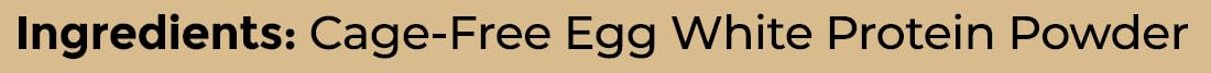 Rustic Nutrition USA-sourced egg white protein powder on shelf