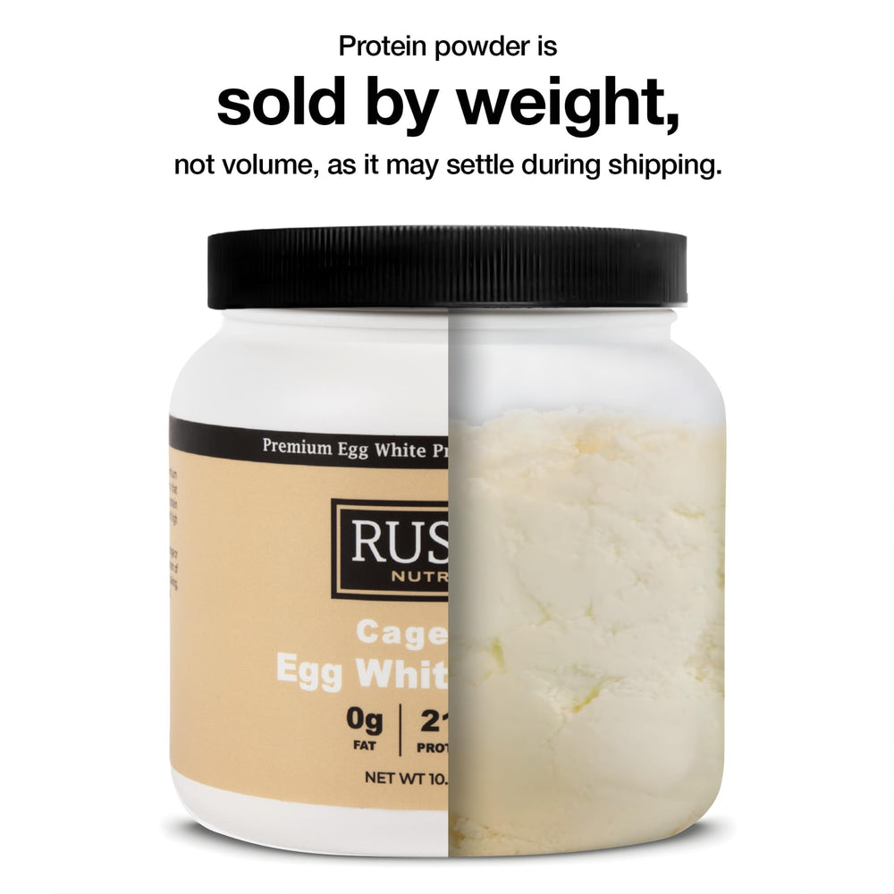Rustic Nutrition USA-sourced cage-free eggs noted on packaging