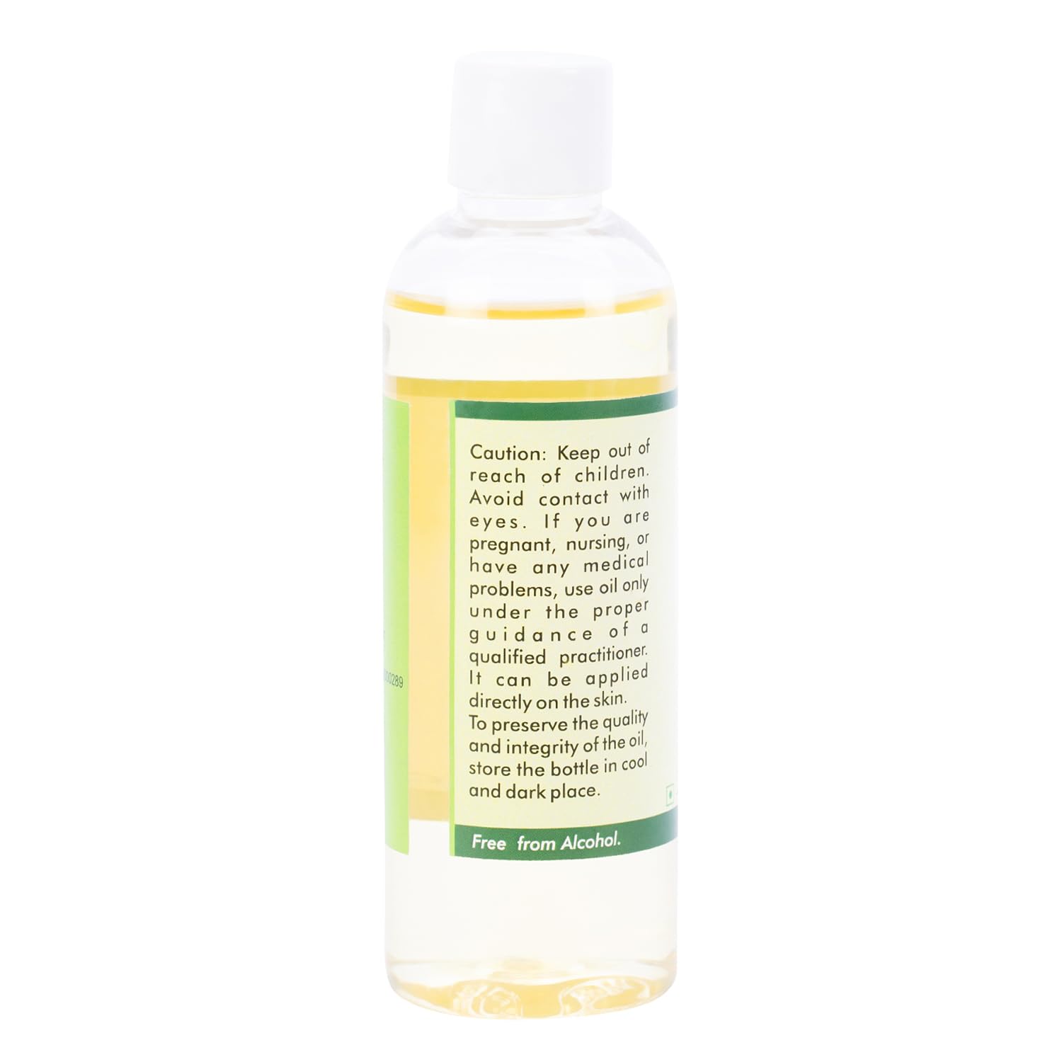 R V Essential Soybean Oil pour—smooth texture for massage and hair nourishment.