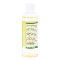 R V Essential Soybean Oil pour—smooth texture for massage and hair nourishment.