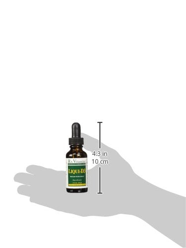 Liqui-D3 drops being added to a glass of water for quick mix.