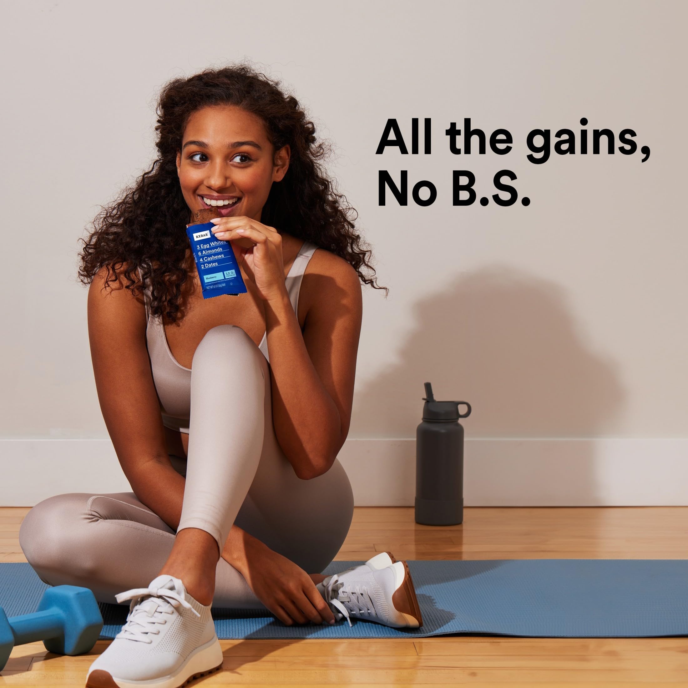 RXBAR blueberry bars in a 12-count box signaling value and convenience.