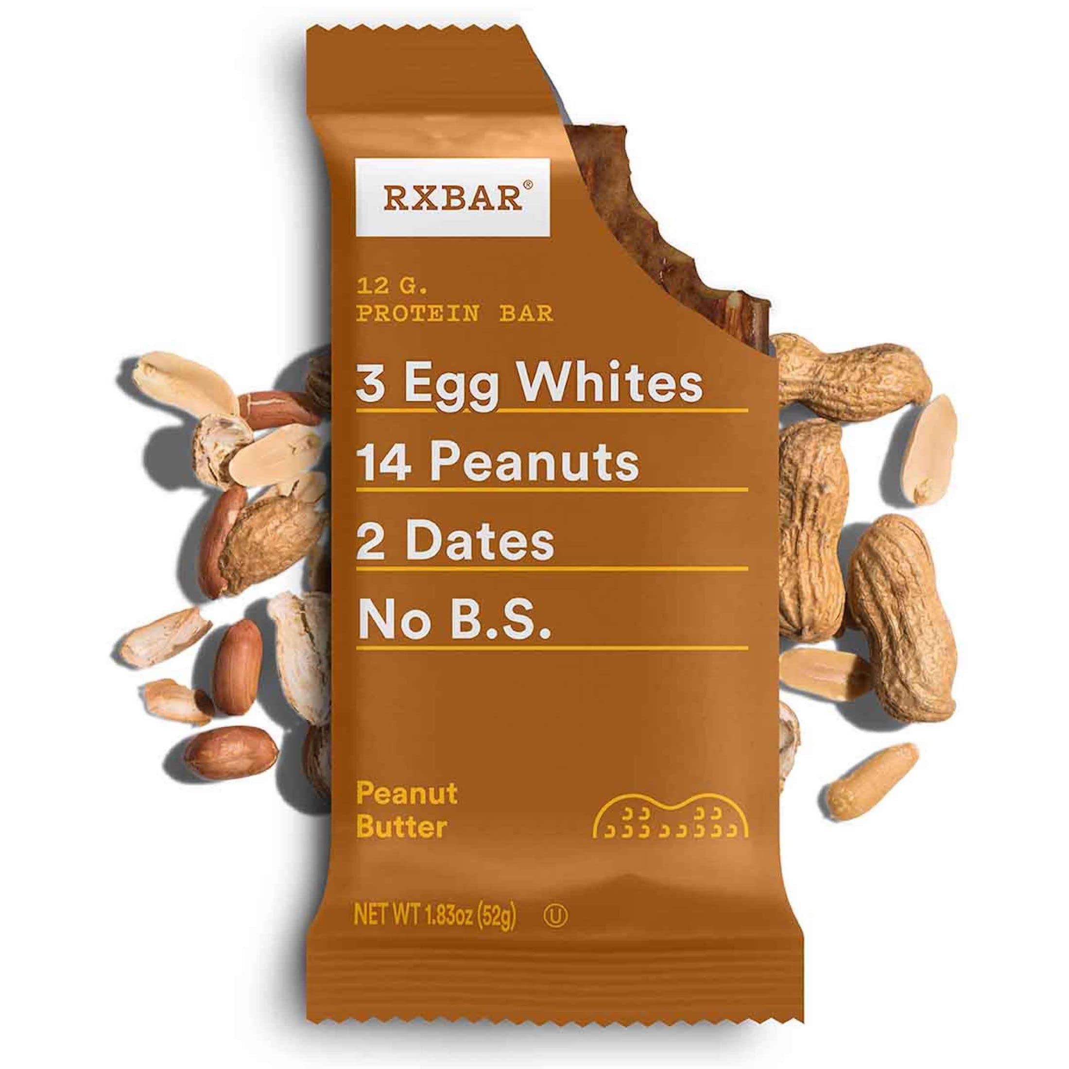 RXBAR egg whites visible in cross-section signaling clean protein.