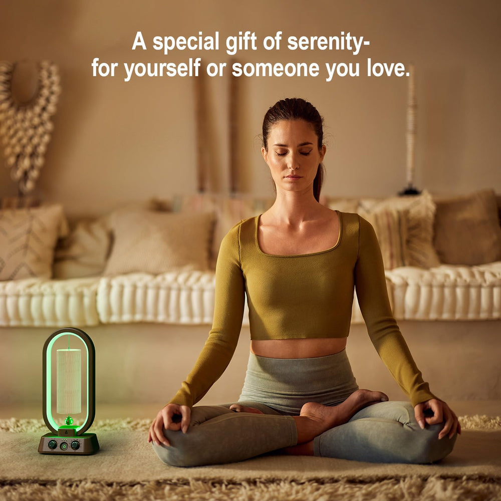 Rylaxtones sound bath instrument for tranquil sessions at home.