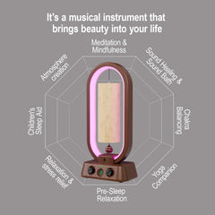 Rylaxtones LED chakra lighting with breathing mode enhances evening relaxation rituals.