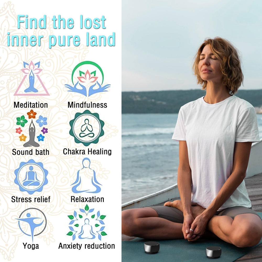 Rylaxtones portable setup ideal for yoga, office, or quiet practice.
