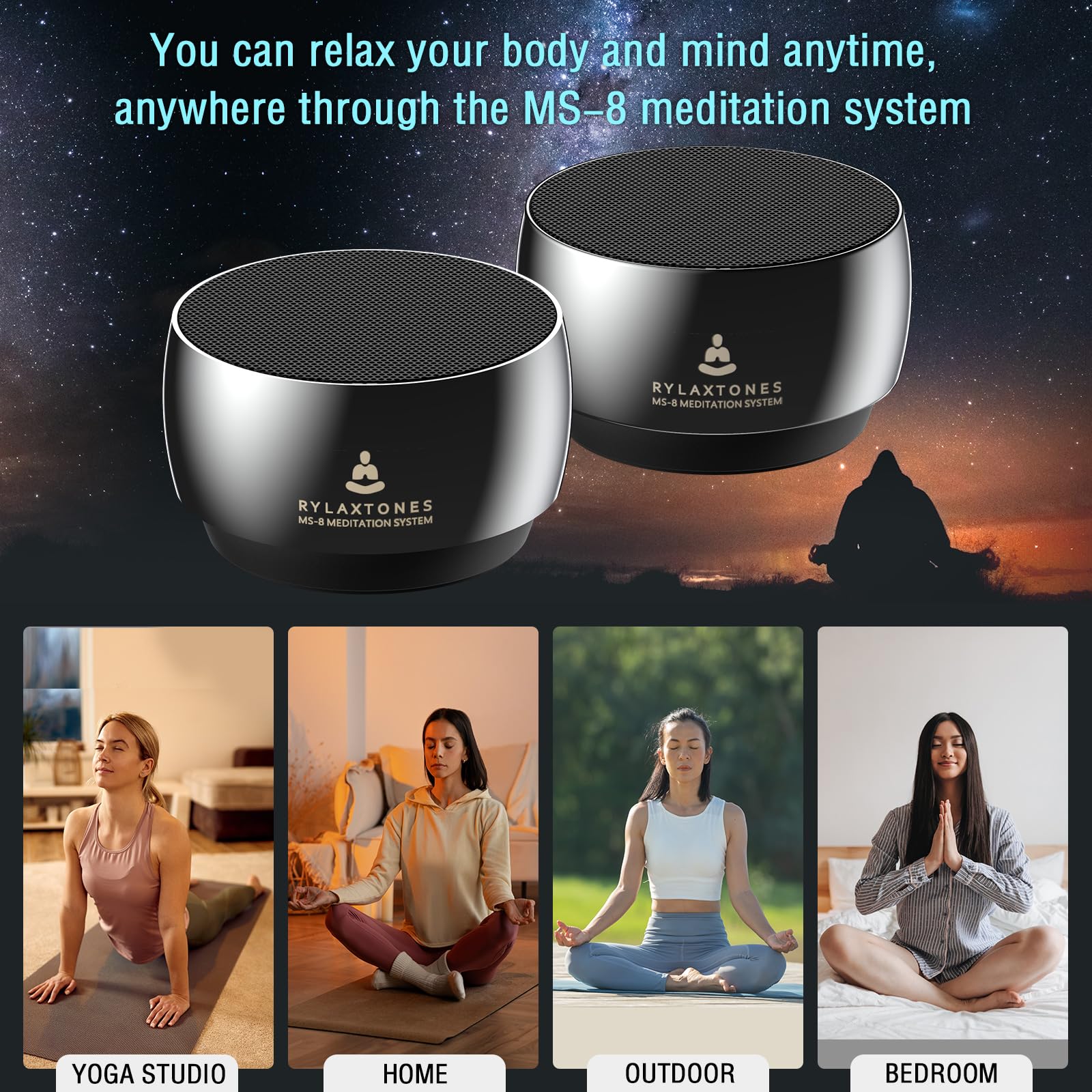 Rylaxtones sound bath ambience supports chakra balance and deep relaxation.